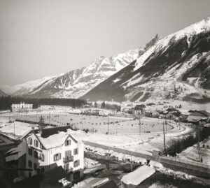 1924 JO Chamonix Stade olympique photo Auguste Couttet HD P75